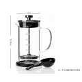 Stainless Steel french press pot with borosilicate material